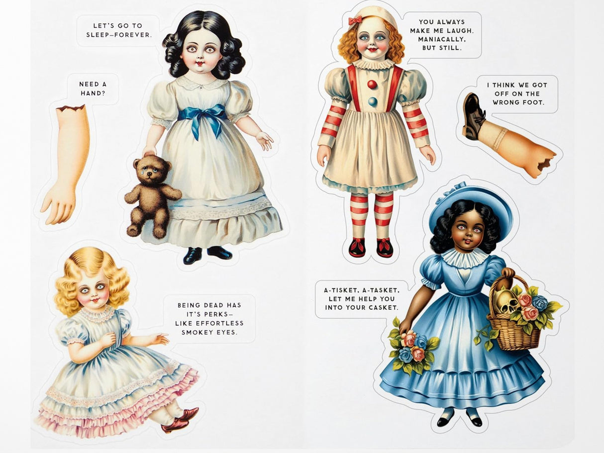 Haunted Dolls Sticker Book