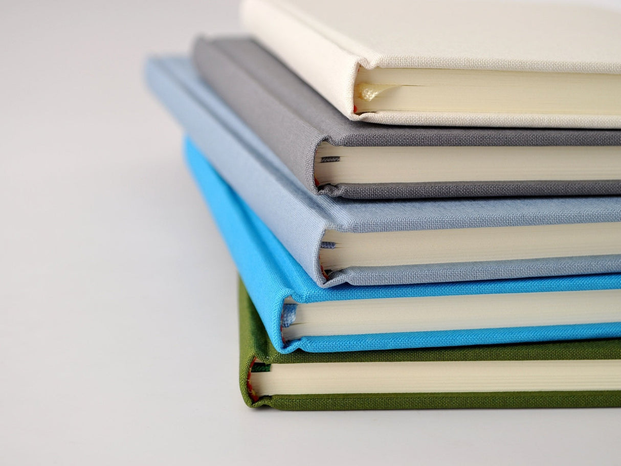 Heritage Collection Bookcloth Journal with Dotted Pages