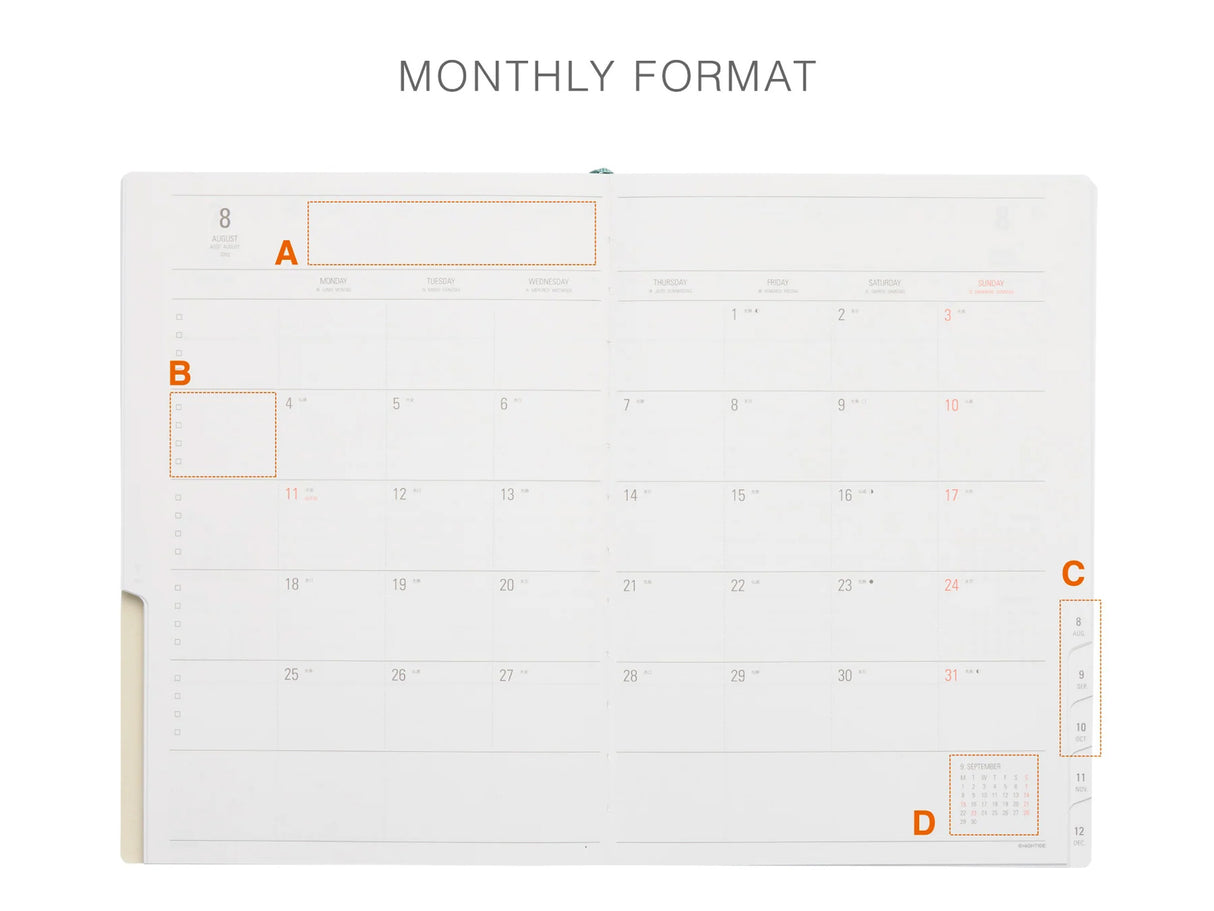 Hightide 2027 Weekly Diary Classic A5
