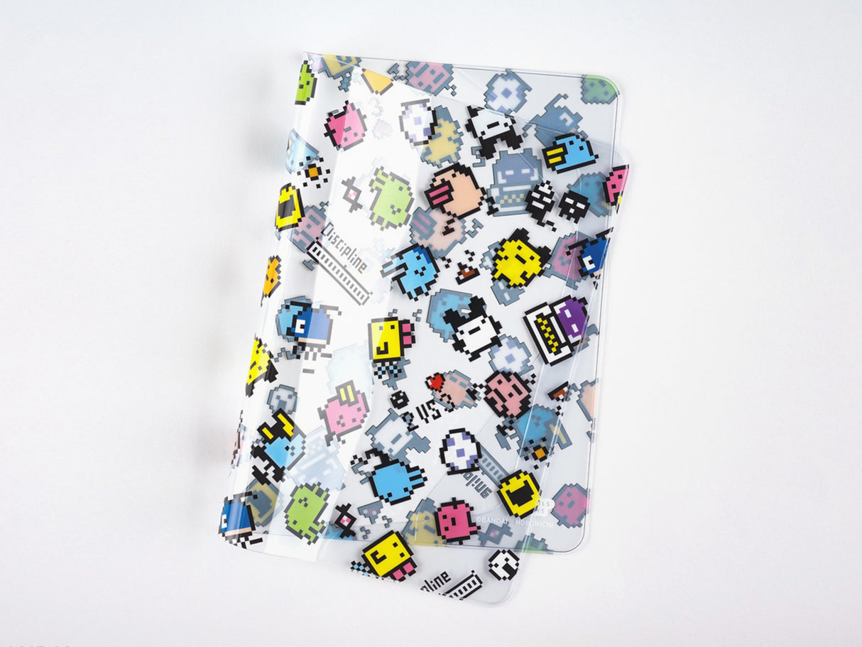 Hobonichi Cover on Cover for A5 Size Techo - Colorful Tamagotchi