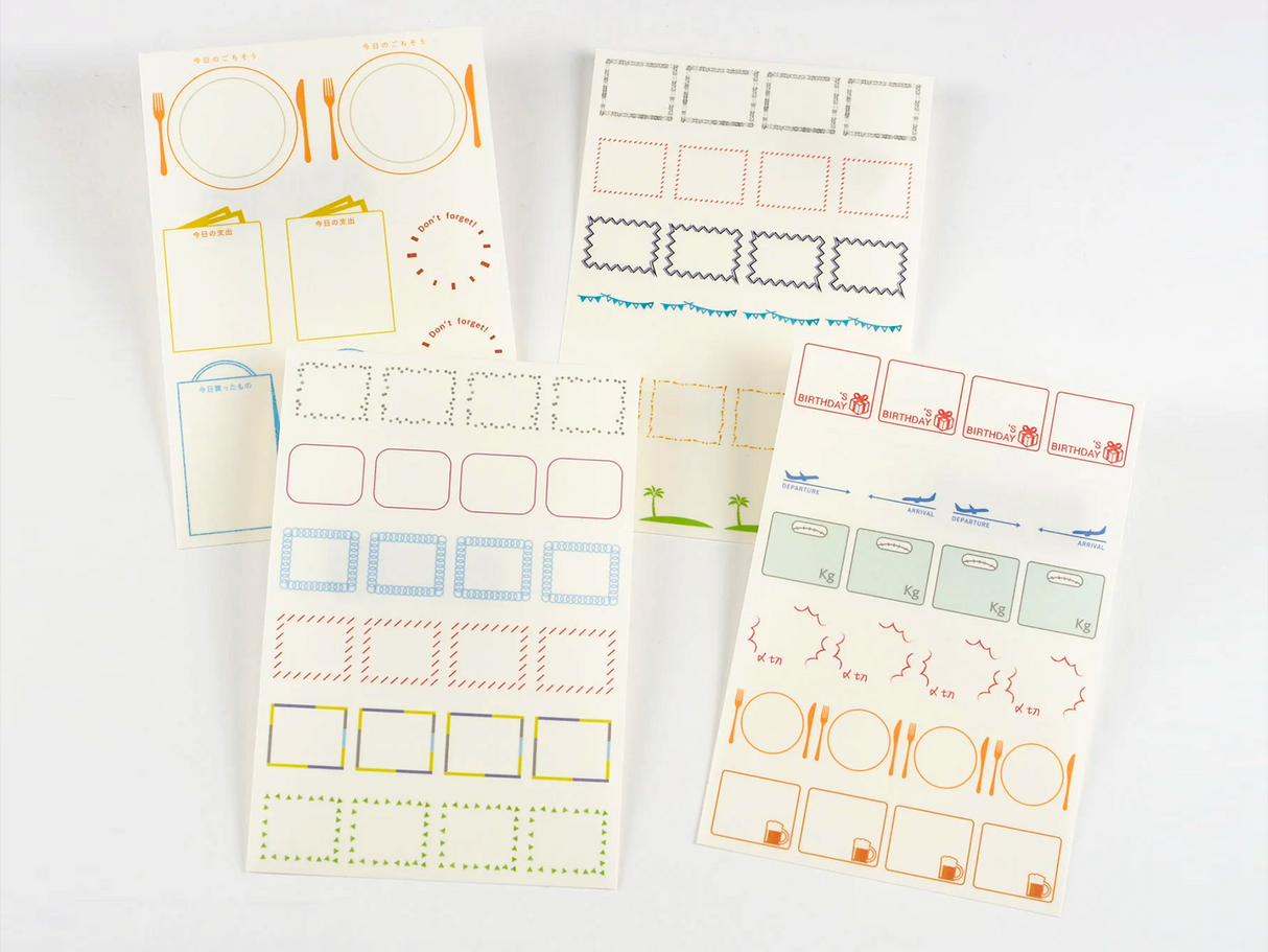 Hobonichi Frame Stickers