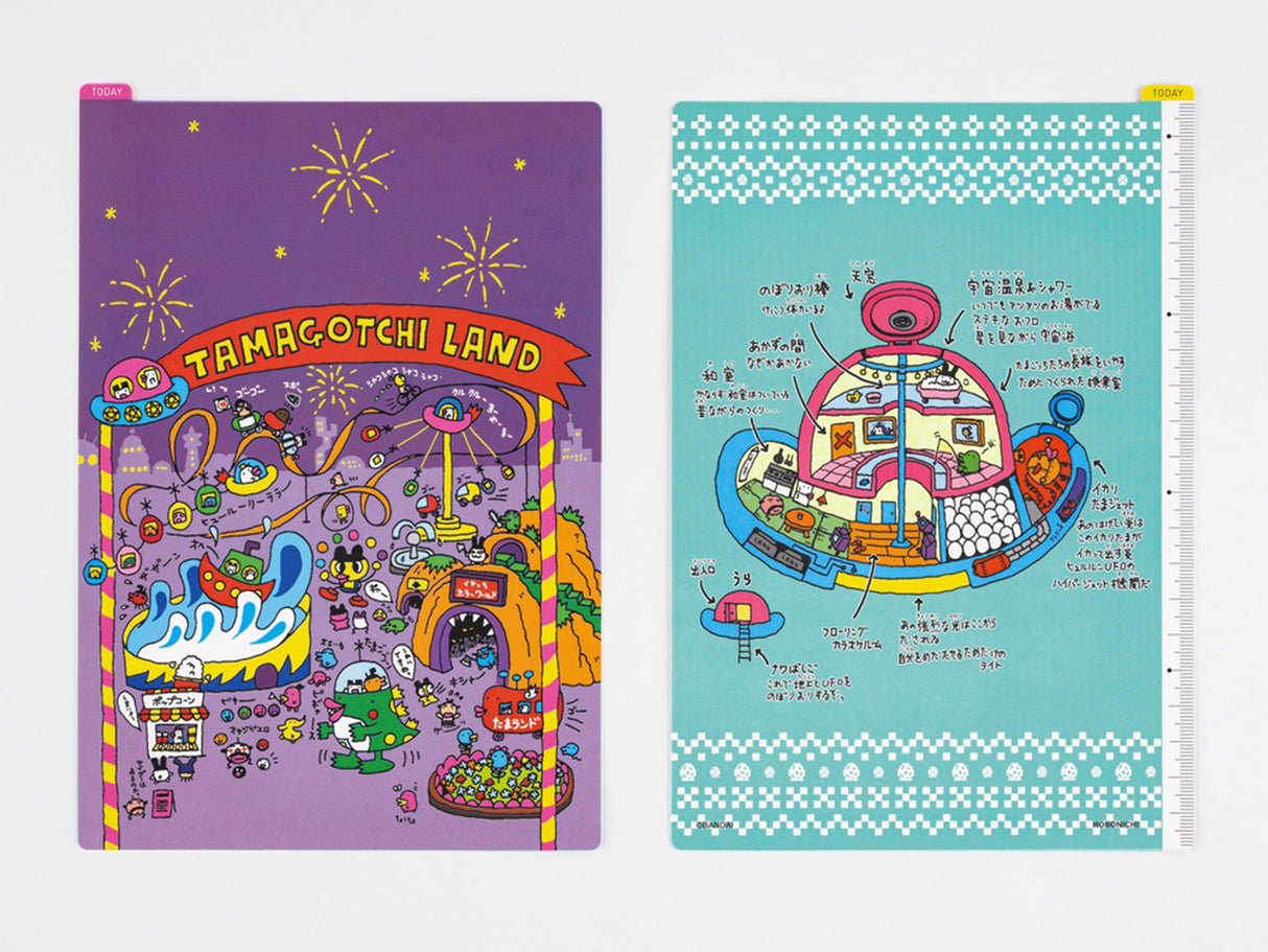 Hobonichi Pencil Board for A5 Size -Tamagotchi Land
