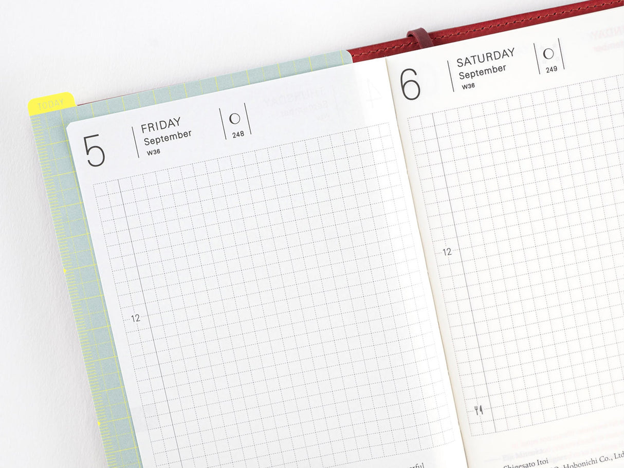 Hobonichi Techo 2027 Planner Book A6 - ENGLISH
