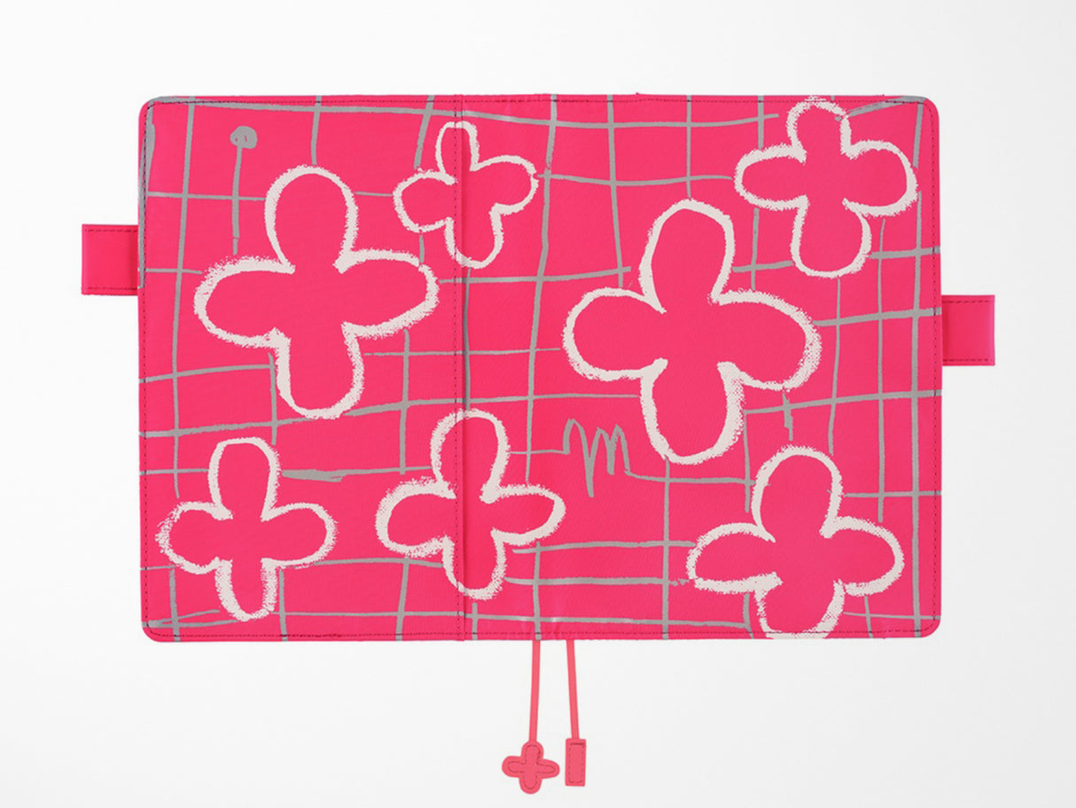 Hobonichi Techo A5 Cousin Cover + Book - Makoto Matsubayashi: Pink Flowers
