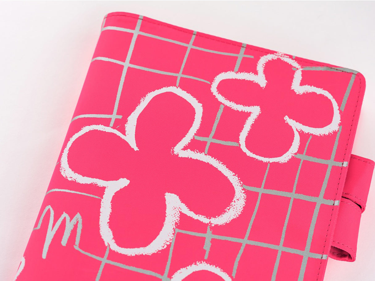 Hobonichi Techo A5 Cousin Cover + Book - Makoto Matsubayashi: Pink Flowers