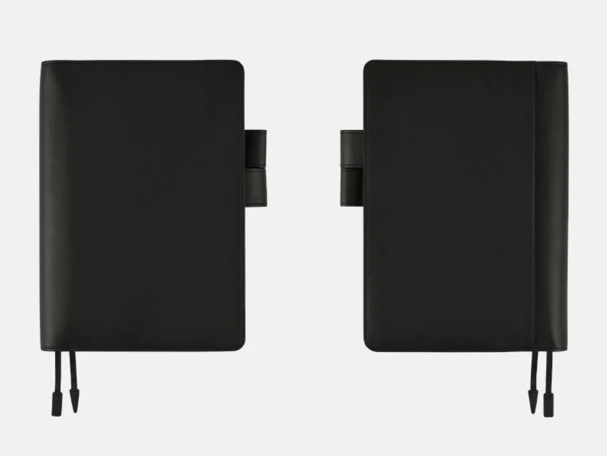 Hobonichi Techo A5 Cousin Cover + Book - TS Basic Black Leather