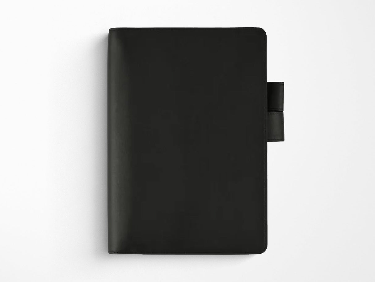 Hobonichi Techo A5 Cousin Cover + Book - TS Basic Black Leather
