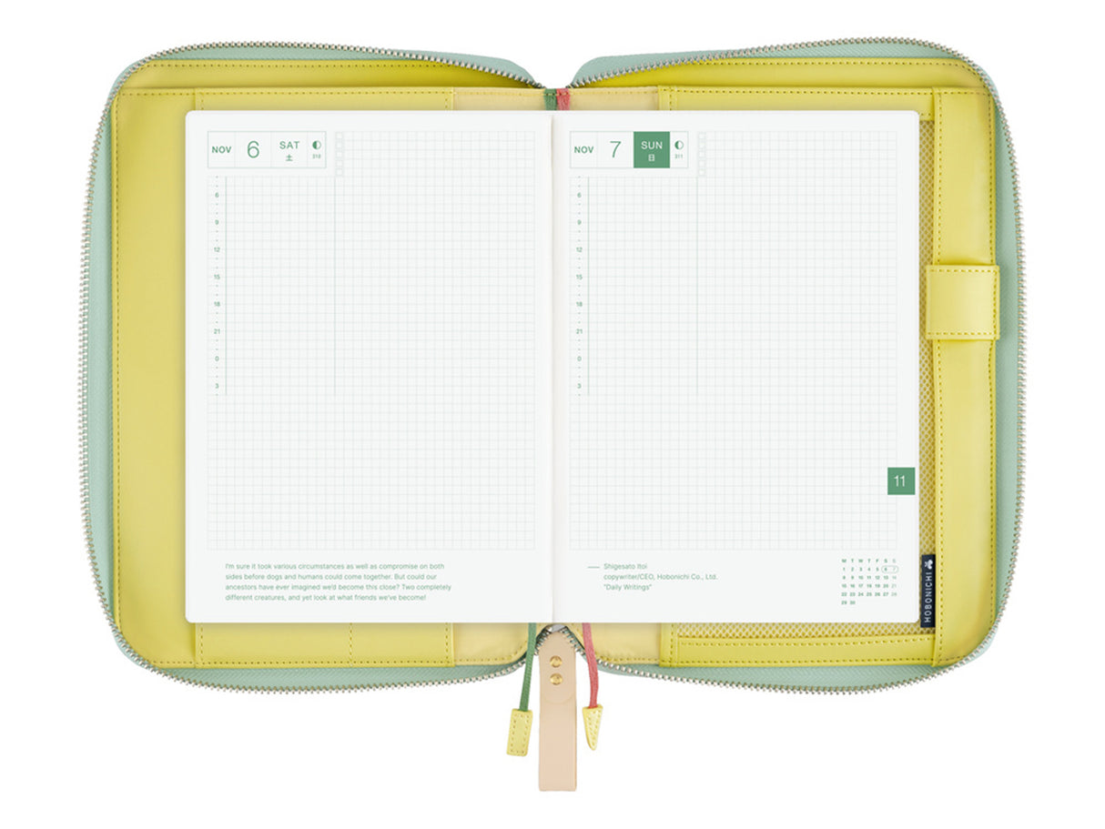 Hobonichi Techo A5 Cousin Cover - mina perhonen: glass flower