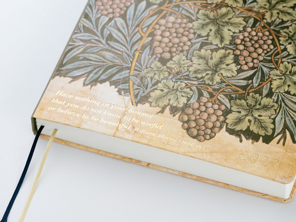 Hobonichi Techo A5 Hon 2027 - V&A Series: Vine