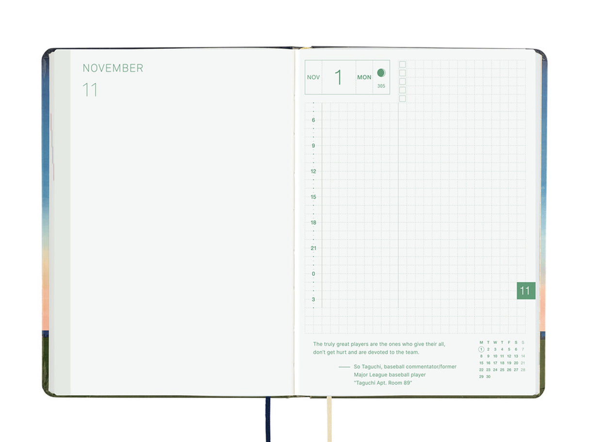 Hobonichi Techo A6 Hon 2027 - Hiroko Kubota: String Telephone Until the Moon is Full