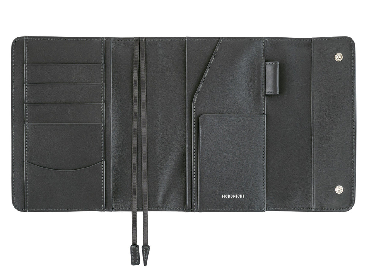 Hobonichi Techo A6 Original COVER ONLY - Leather Charcoal Grey*