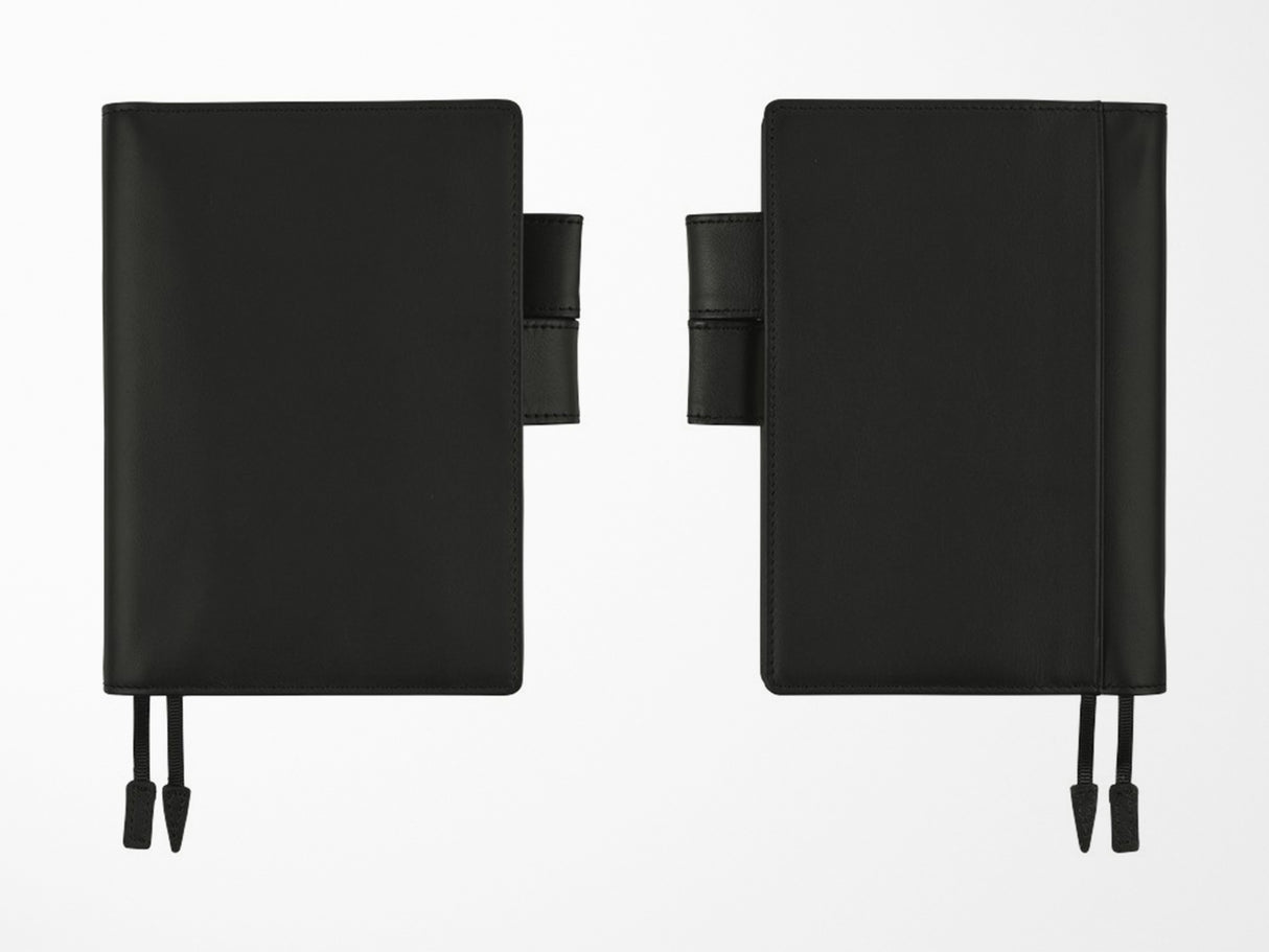 Hobonichi Techo A6 Original Cover + Book - TS Basic Black Leather