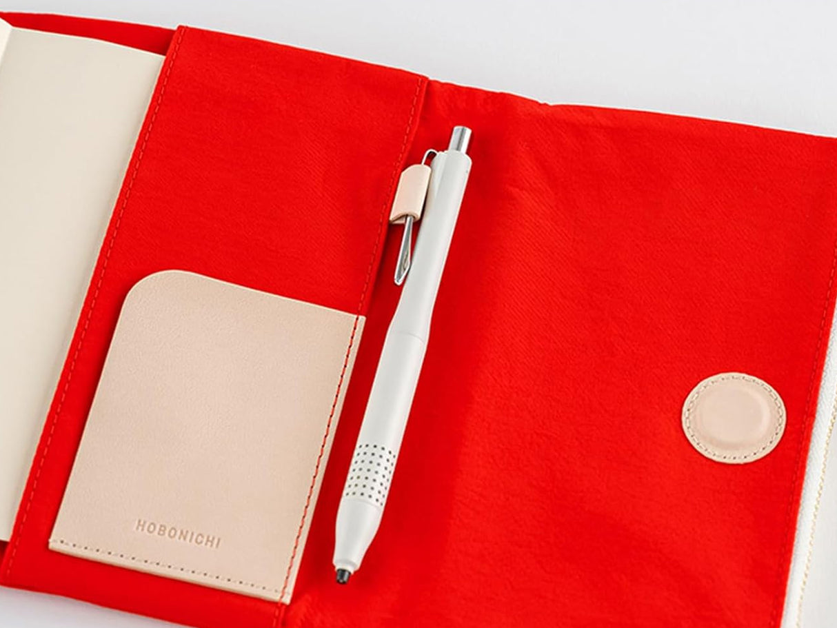 Hobonichi Techo A6 Original Cover + Book - Tragen Red