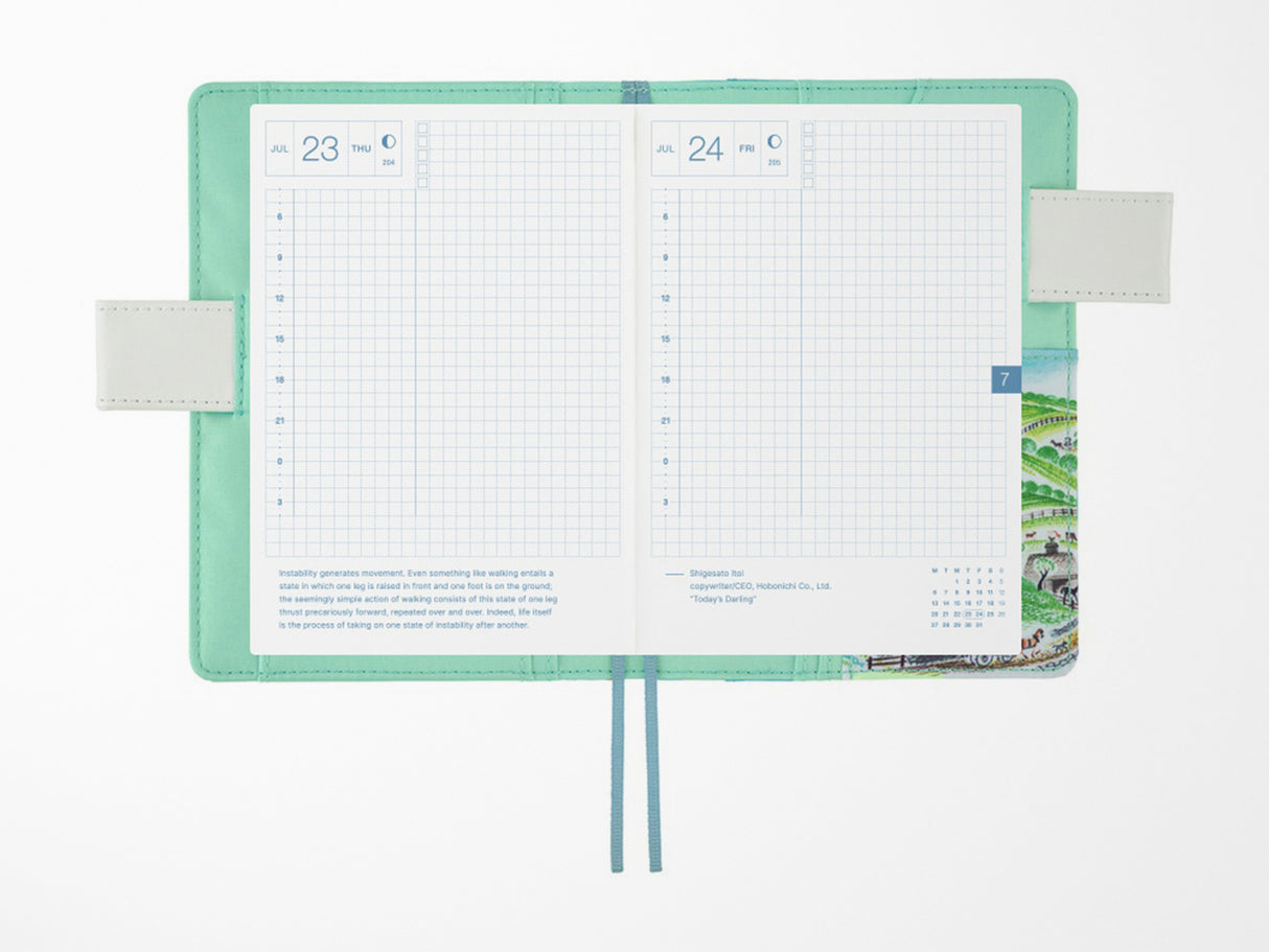 Hobonichi Techo A6 Original Cover + Book - Virginia Lee Burton The Little House