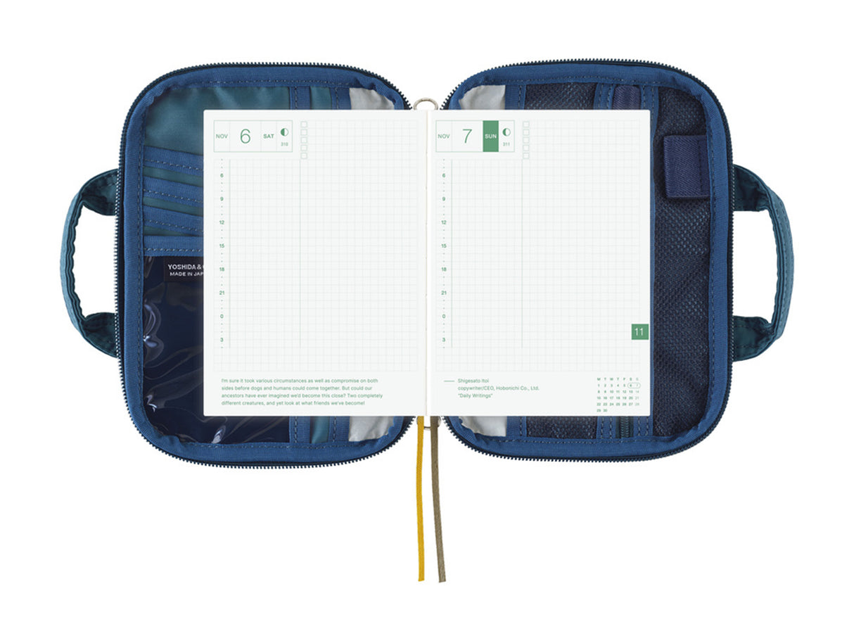 Hobonichi Techo A6 Original Cover - POTR: Stride Peacock Blue