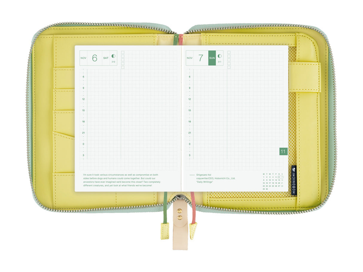 Hobonichi Techo A6 Original Cover - mina perhonen: glass flower