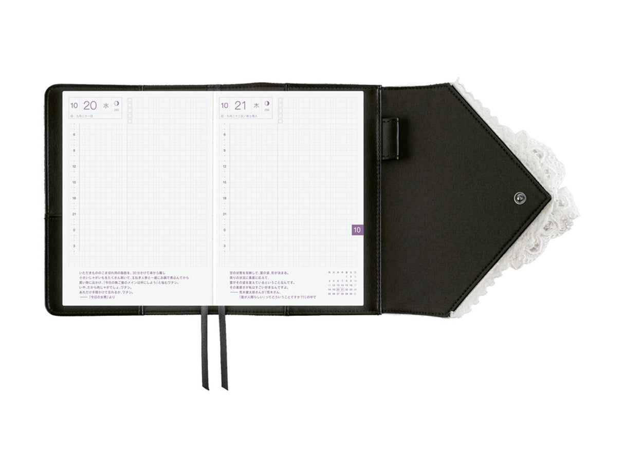 Hobonichi Techo A6 Original Cover - tanakadaisuke: White Handkerchief Diary