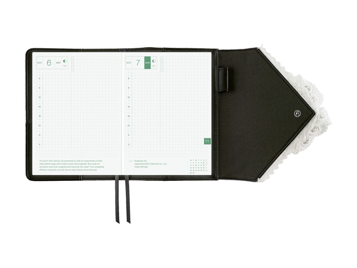 Hobonichi Techo A6 Original Cover - tanakadaisuke: White Handkerchief Diary