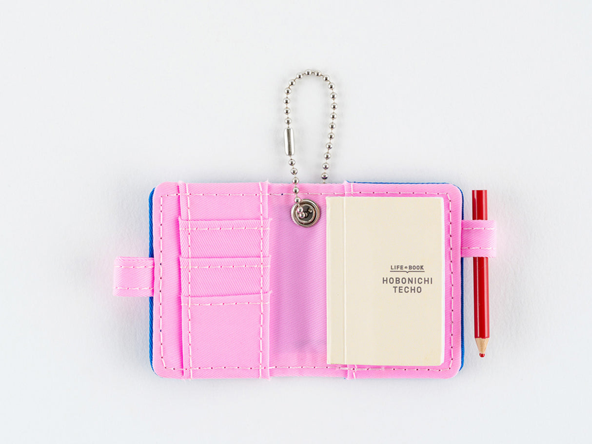 Hobonichi Techo Mini Keychain - Blue x Pink