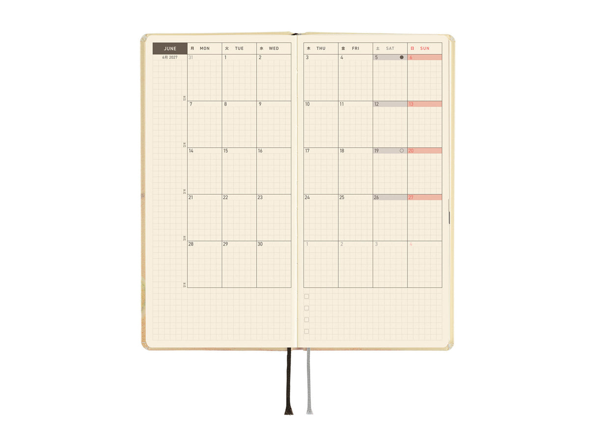Hobonichi Techo Weeks 2027 - Akiko Miyakoshi: Once, in Spring