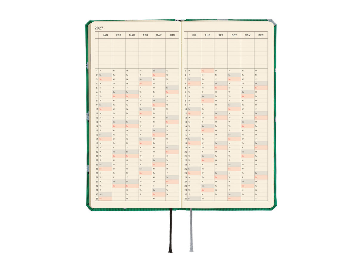Hobonichi Techo Weeks 2027 - Bow & Tie: Sheep Sheep Sheep
