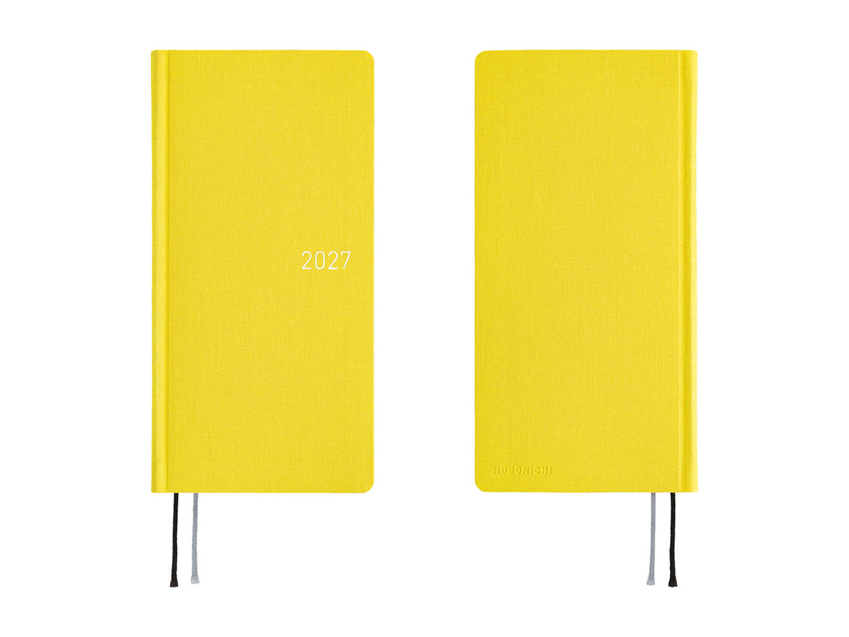 Hobonichi Techo Weeks 2027 - Colors: Canaria Yellow