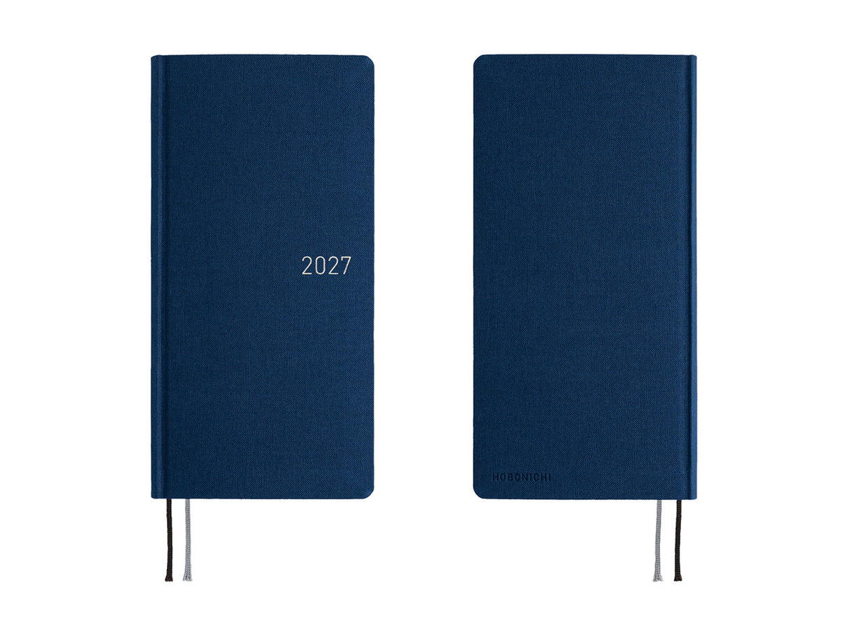 Hobonichi Techo Weeks 2027 - Colors: Midnight Blue