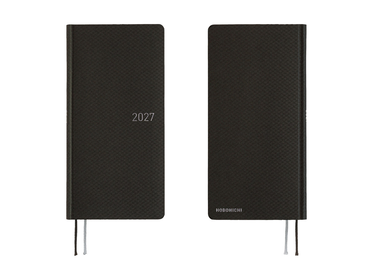 Hobonichi Techo Weeks 2027 - Paper Series: Black Argyle