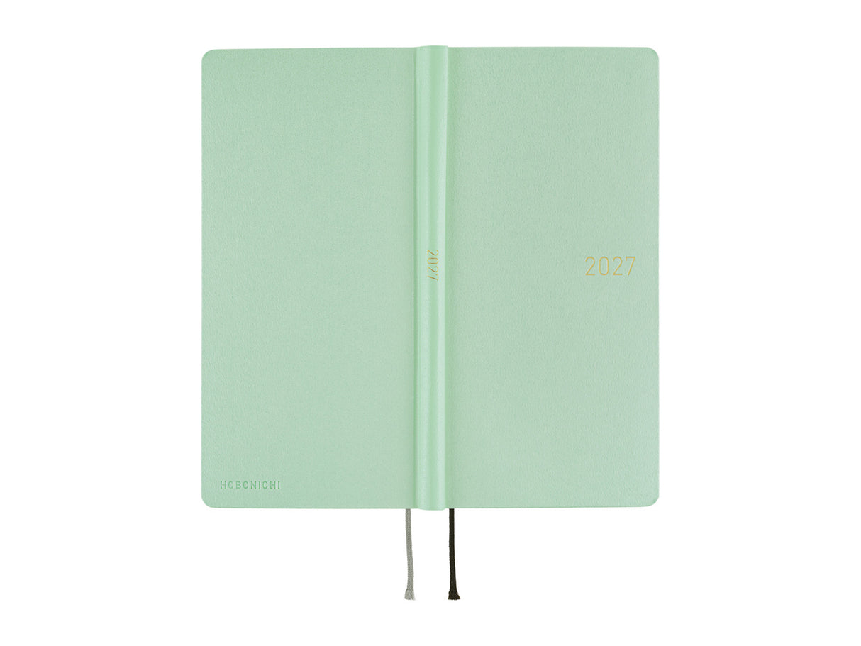 Hobonichi Techo Weeks 2027 - Paper Series: Frosty Jade