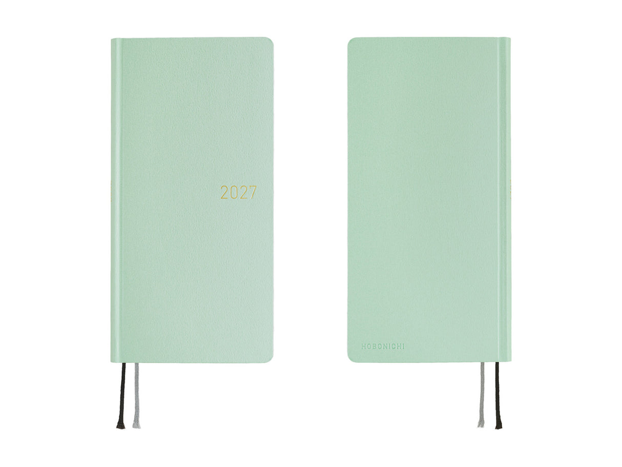 Hobonichi Techo Weeks 2027 - Paper Series: Frosty Jade