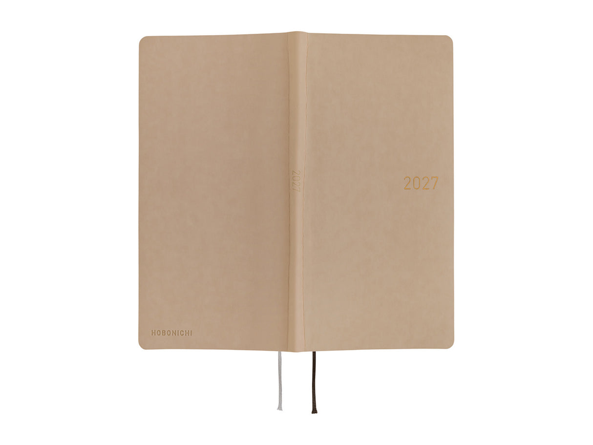 Hobonichi Techo Weeks 2027 - Smooth: Cafe au Lait