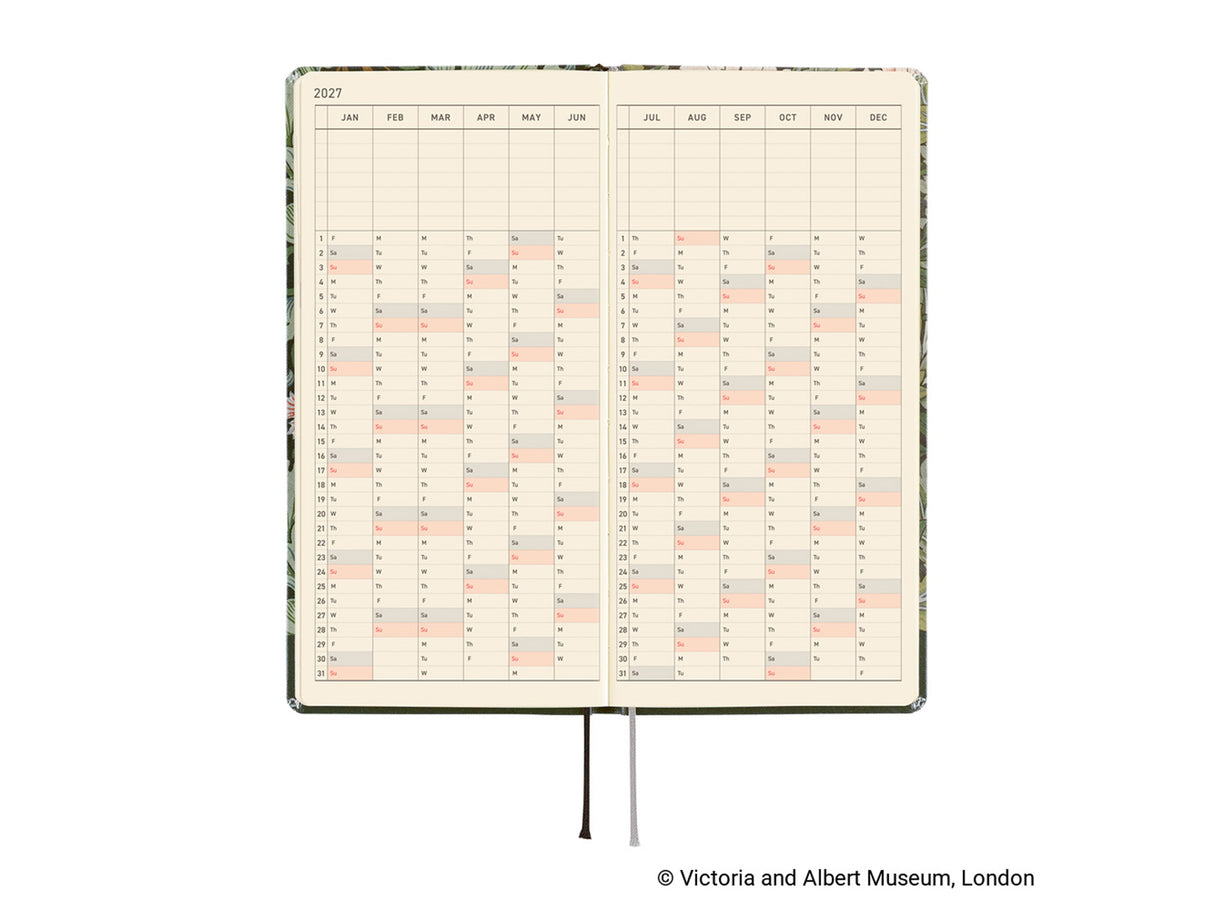 Hobonichi Techo Weeks 2027 - V&A Series: Leicester