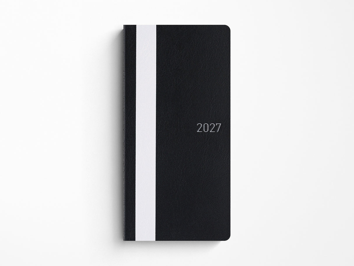 Hobonichi Techo Weeks 2027 - White Line: Black