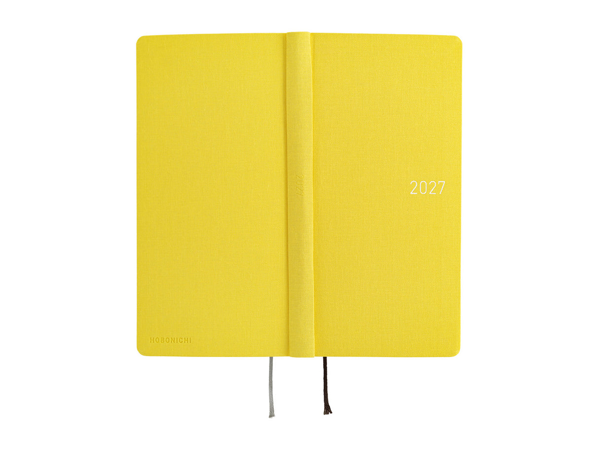 Hobonichi Techo Weeks Mega 2027 - Colors: Canaria Yellow