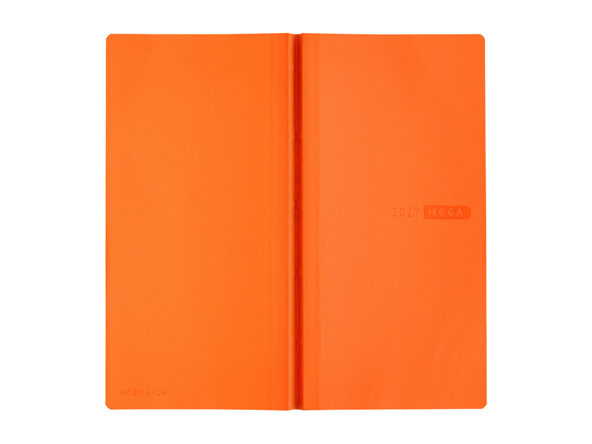 Hobonichi Techo Weeks Mega 2027 - Sneaker: Mandarin Orange