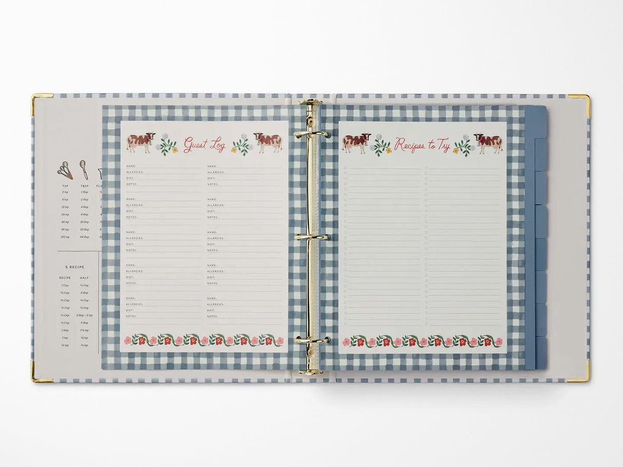 Home Sweet Home Recipe Binder