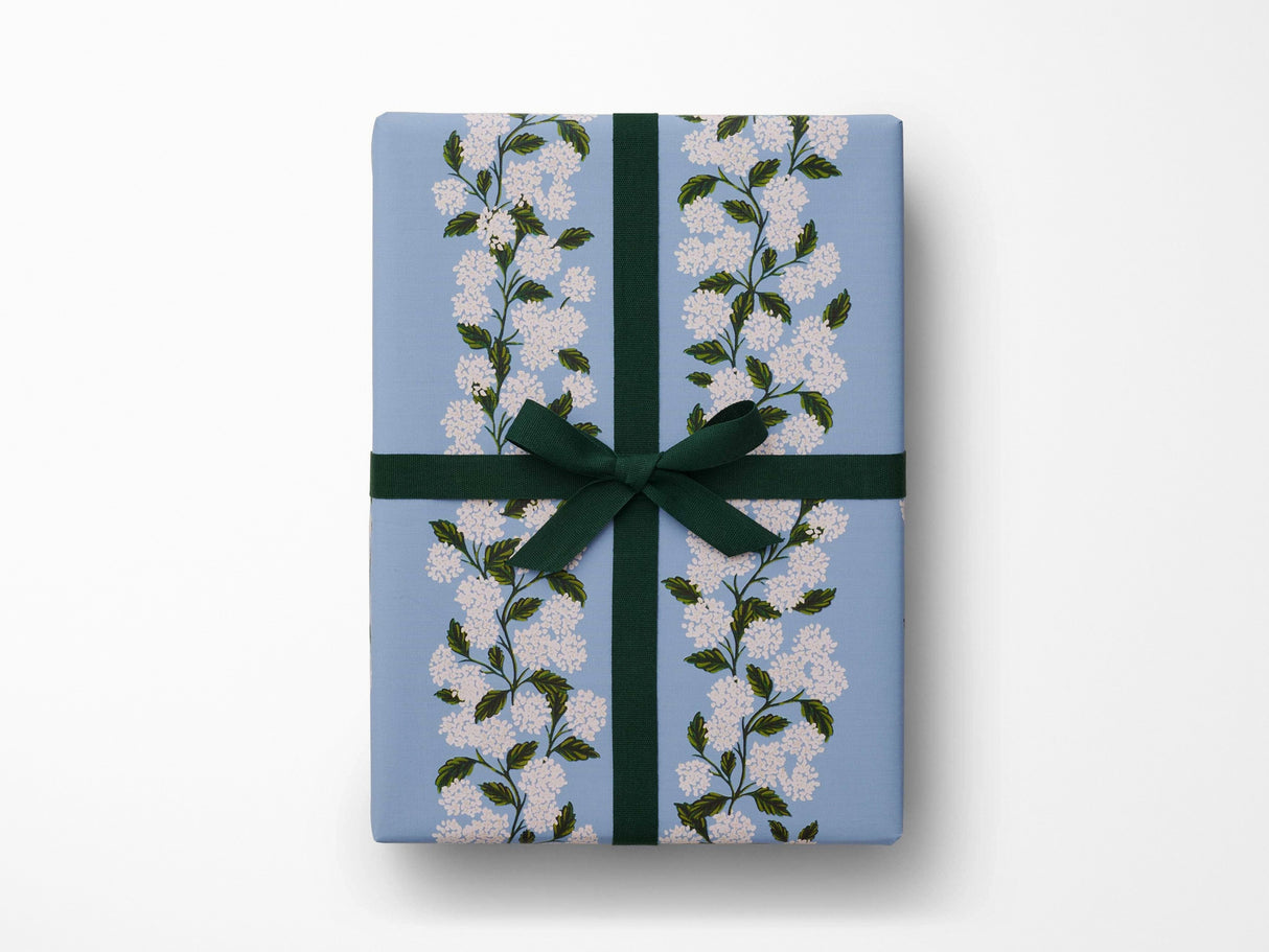 Hydrangea Continuous Gift Wrap Roll