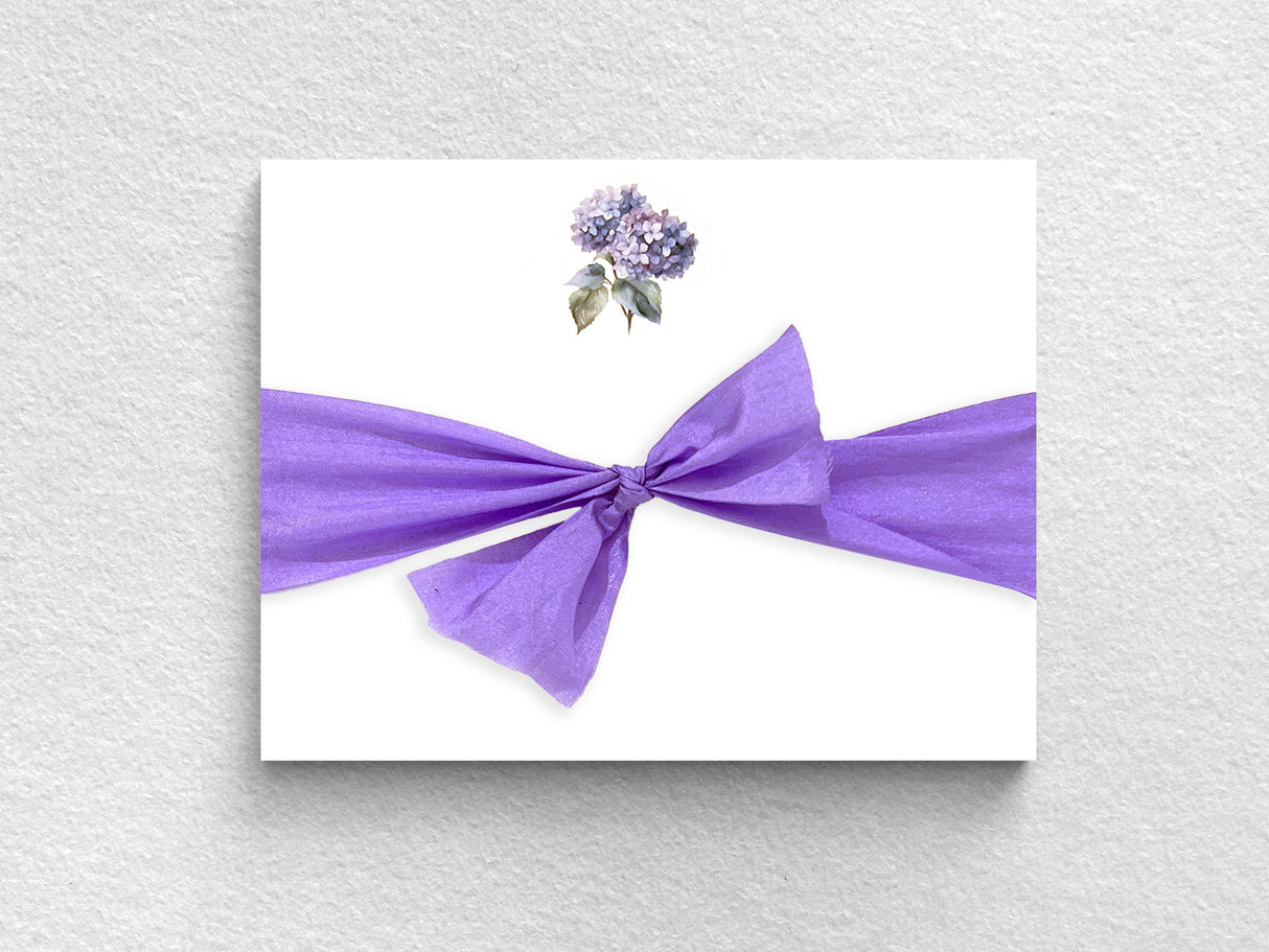 Hydrangea Flat Notecards Set of 10