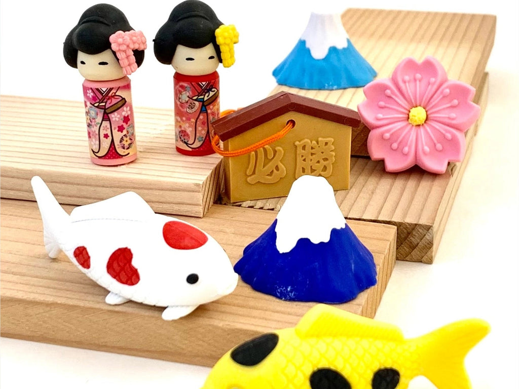 Iwako Novelty Single Puzzle Erasers - Sakura Assorted Designs