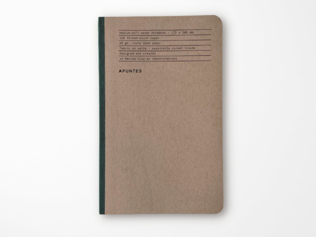 Jute Lomo | Verde Softcover Notebook