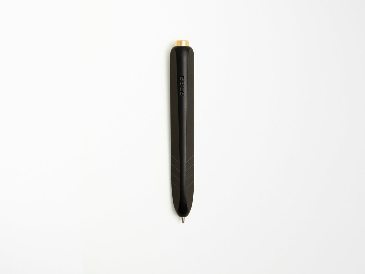 KOLO Tino Ballpoint Pen - Anodized Aluminum - Noir