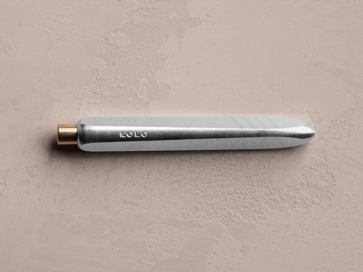 KOLO Tino Ballpoint Pen - Raw Aluminum