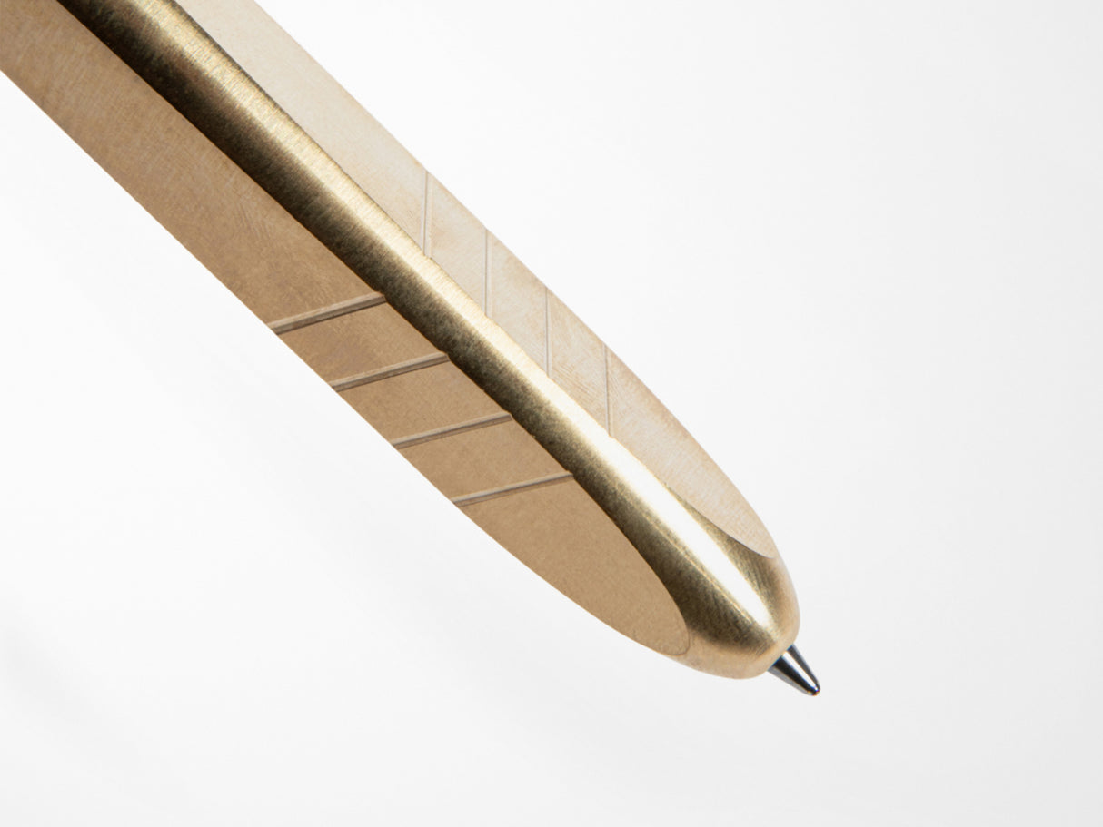 KOLO Tino Ballpoint Pen - Raw Brass