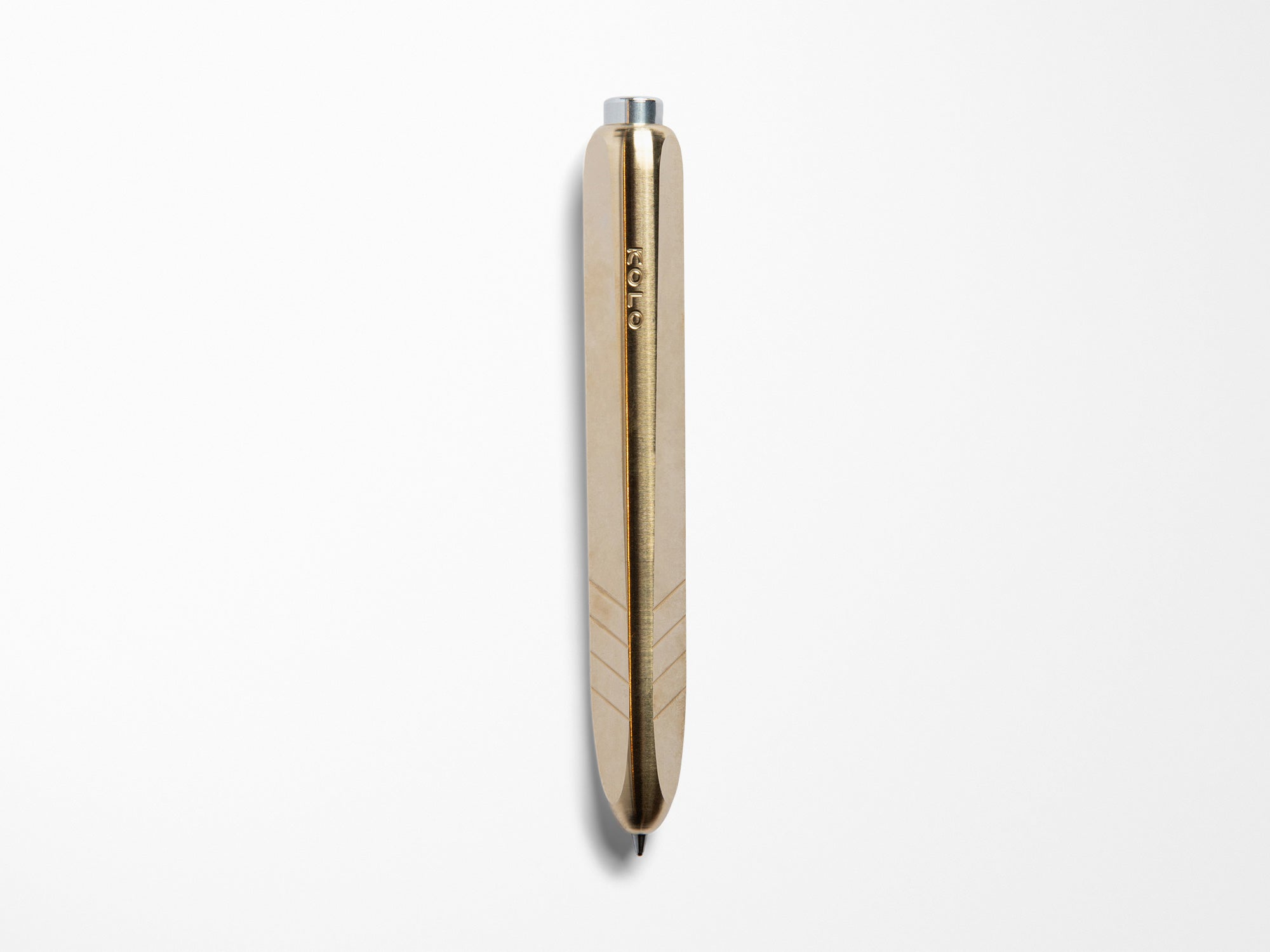 KOLO Tino Ballpoint Pen - Raw Brass – Jenni Bick Custom Journals