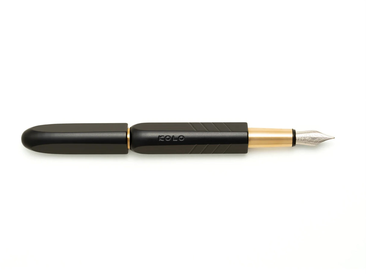 KOLO Tino Fountain Pen - Anodized Aluminum - Noir