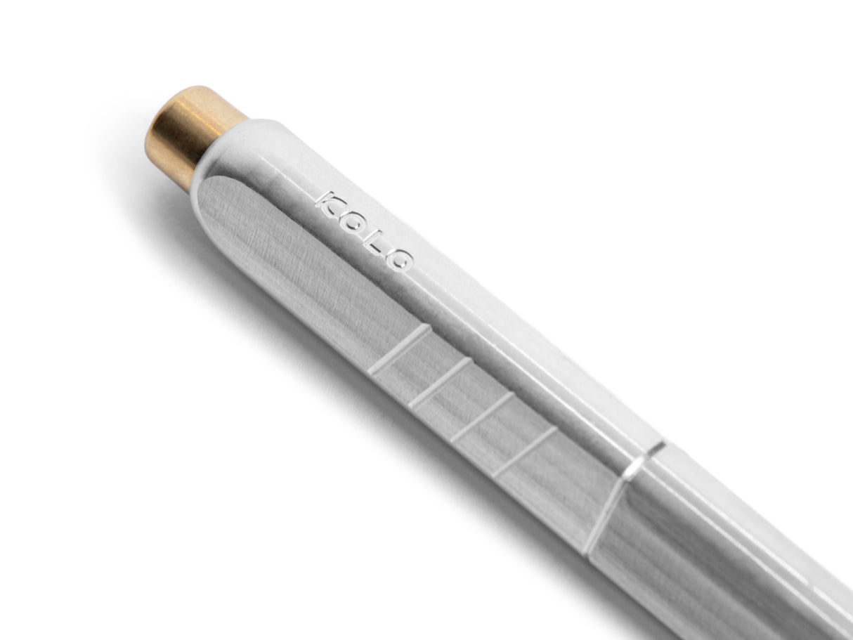 KOLO Tino Fountain Pen - Raw Aluminum