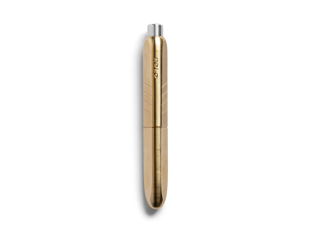 KOLO Tino Fountain Pen - Raw Brass