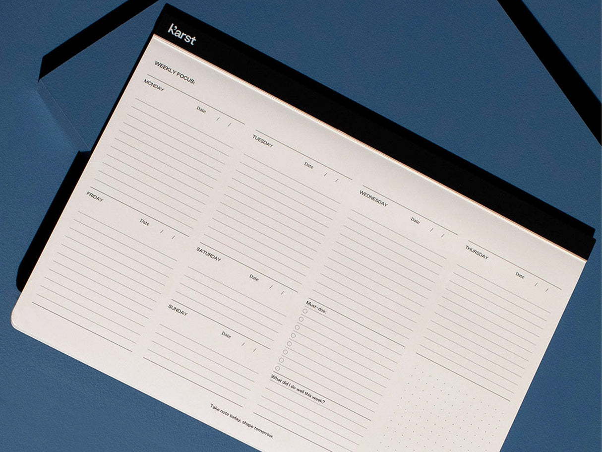 Karst Stone Paper Weekly Desk Pad