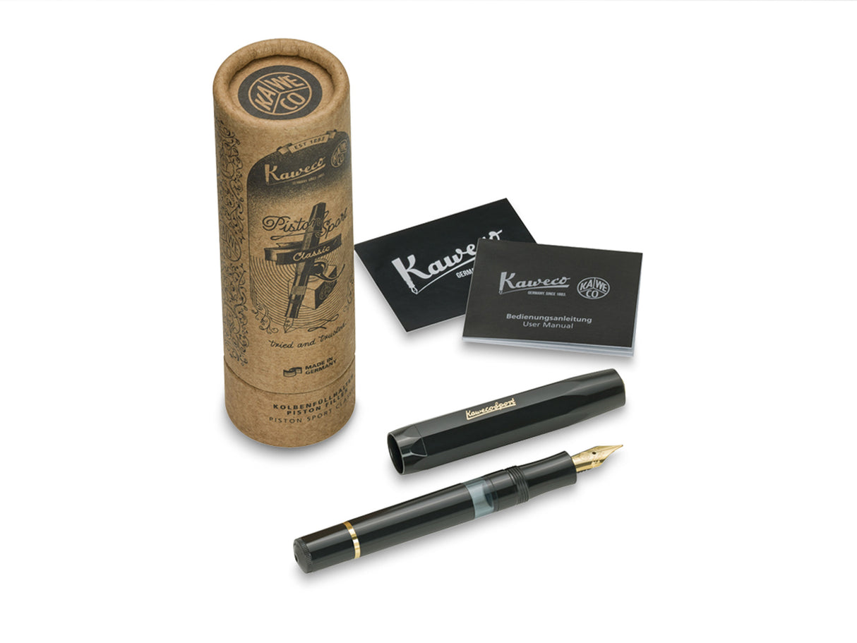 Kaweco PISTON SPORT CLASSIC Black/Gold