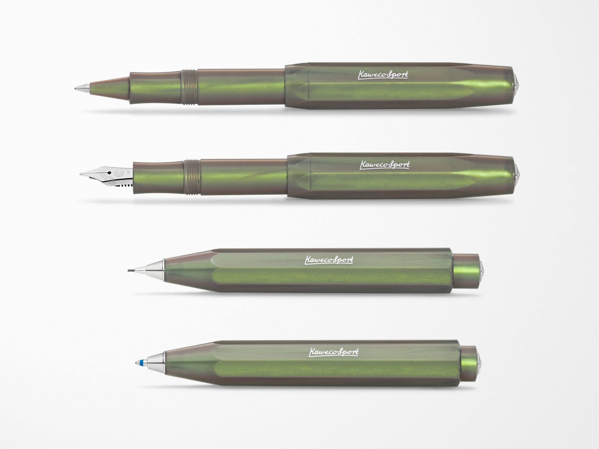 Kaweco SPORT LUNAR Shadow Green Collection – Jenni Bick Custom